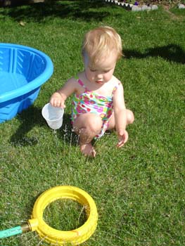 Meghan with cup